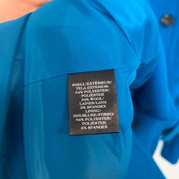 NWT Ann Taylor Long Sleeve Blazer Medium Mid-length Button-front Lined - Picture 10 of 16